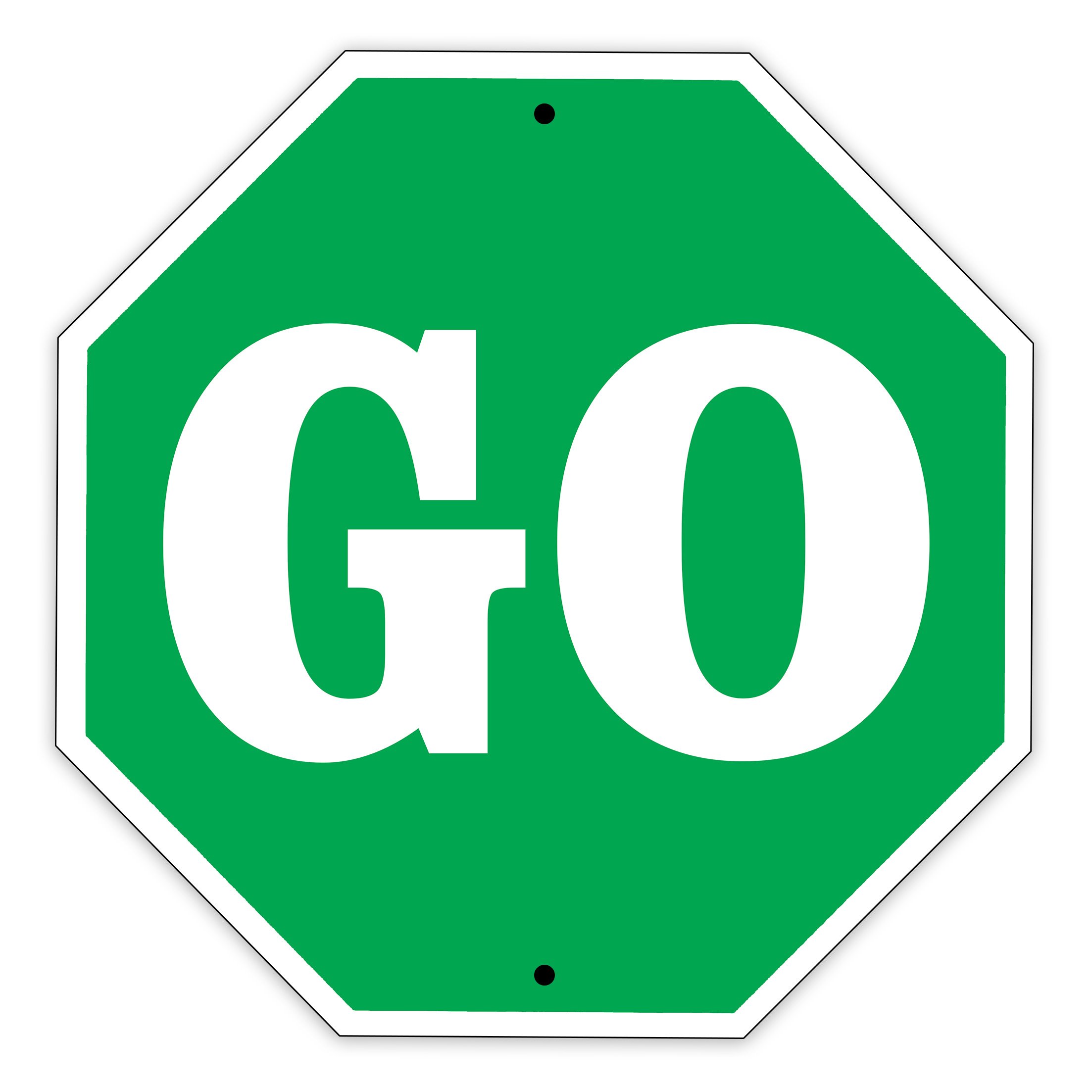 Amazon.com: Go Stop Shape Street Traffic Road Educational Aluminum